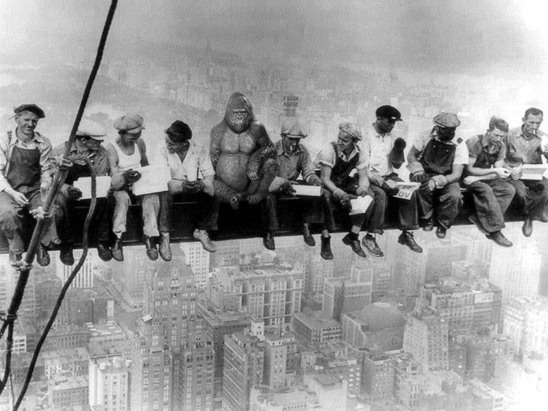 Gorilla Ornament-Garden Furniture Centre-HighRange,Ornaments,Animal Garden Ornaments-{collection_title}