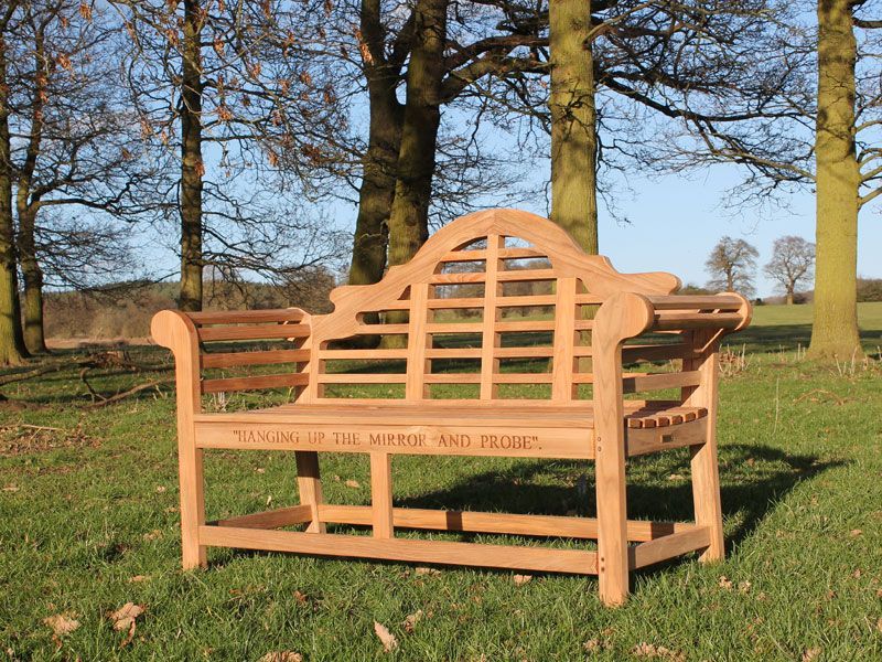 Lutyens 1.5m Bench | FSC® Certified -Garden Furniture Centre-MidInstock,instock,MidRange,Active,park benches,Information,Home Page Benches,Outdoor Furniture,Benches,FSC®,Lutyens Bench Range,Teak Benches Benches,Memorial Benches,Lutyens Benches,Teak,Teak Benches-{collection_title}
