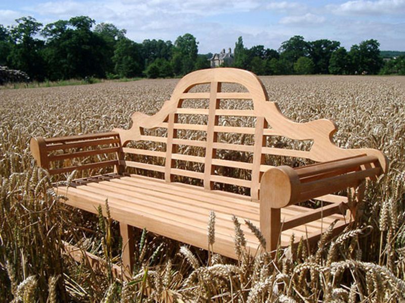 Lutyens 1.5m Bench | FSC® Certified -Garden Furniture Centre-MidInstock,instock,MidRange,Active,park benches,Information,Home Page Benches,Outdoor Furniture,Benches,FSC®,Lutyens Bench Range,Teak Benches Benches,Memorial Benches,Lutyens Benches,Teak,Teak Benches-{collection_title}
