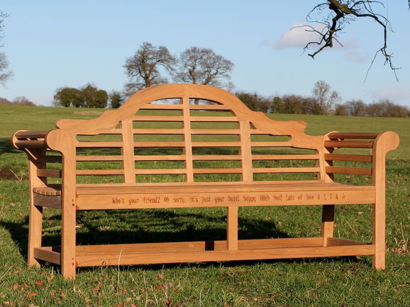 Lutyens 1.9m Bench | FSC® Certified-Garden Furniture Centre-HighRange,Active,park benches,Outdoor Furniture,Benches,FSC®,Lutyens Bench Range,Teak Benches Benches,Memorial Benches,Lutyens Benches,Teak,Teak Benches-{collection_title}
