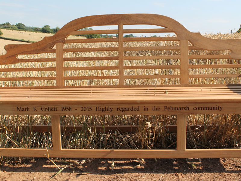 Lutyens 2.4m Bench | FSC® Certified-Garden Furniture Centre-HighRange,Active,Benches,Outdoor Furniture,Lutyens Bench Range,Teak Benches Benches,Memorial Benches,Lutyens Benches,FSC®,park benches-{collection_title}
