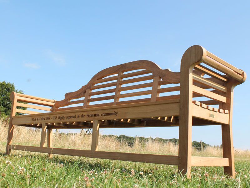 Lutyens 2.4m Bench | FSC® Certified-Garden Furniture Centre-HighRange,Active,Benches,Outdoor Furniture,Lutyens Bench Range,Teak Benches Benches,Memorial Benches,Lutyens Benches,FSC®,park benches-{collection_title}