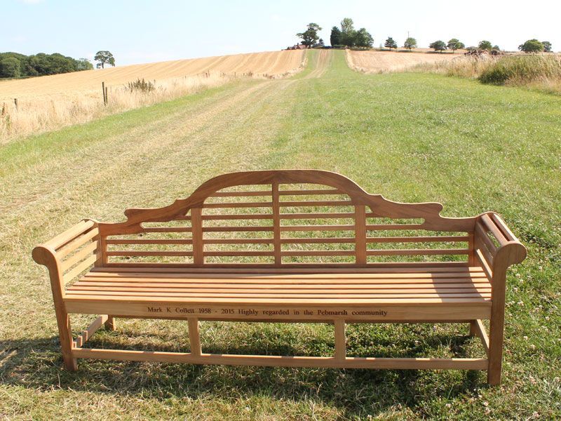 Lutyens 2.4m Bench | FSC® Certified-Garden Furniture Centre-HighRange,Active,Benches,Outdoor Furniture,Lutyens Bench Range,Teak Benches Benches,Memorial Benches,Lutyens Benches,FSC®,park benches-{collection_title}