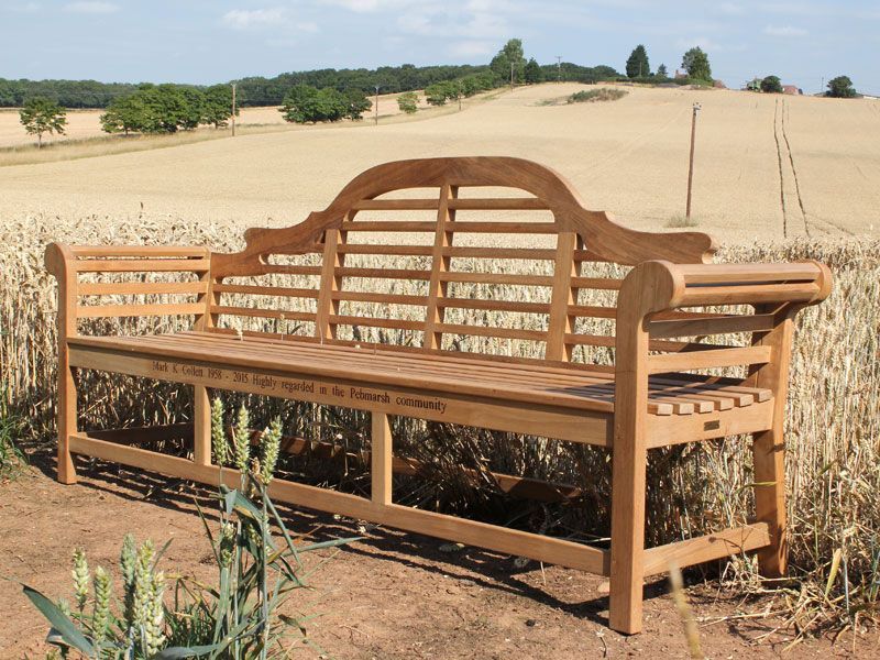 Lutyens 2.4m Bench | FSC® Certified-Garden Furniture Centre-HighRange,Active,Benches,Outdoor Furniture,Lutyens Bench Range,Teak Benches Benches,Memorial Benches,Lutyens Benches,FSC®,park benches-{collection_title}