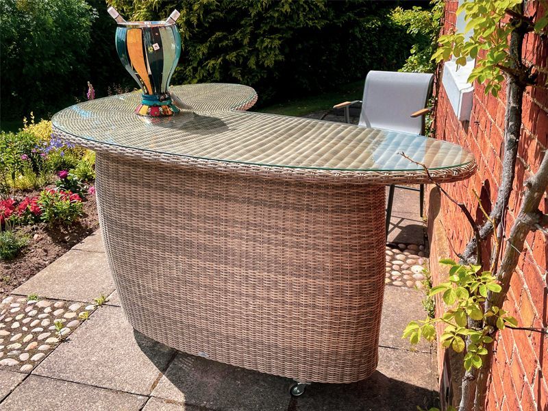 Meteor Spa Bar -Garden Furniture Centre-HighRange,Rattan,Outdoor Dining,Bars & Bar Sets,Meteor Range-{collection_title}
