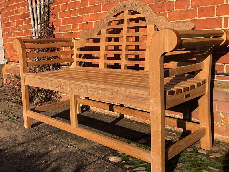 Lutyens 1.5m Bench | FSC® Certified -Garden Furniture Centre-MidInstock,instock,MidRange,Active,park benches,Information,Home Page Benches,Outdoor Furniture,Benches,FSC®,Lutyens Bench Range,Teak Benches Benches,Memorial Benches,Lutyens Benches,Teak,Teak Benches-{collection_title}