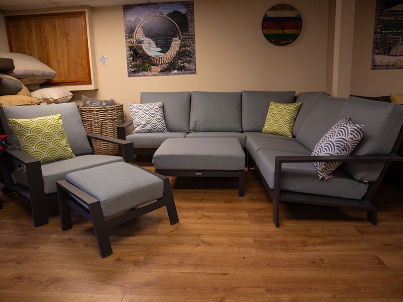 Madrid Corner Sofa Set-Garden Furniture Centre-HighRange,Outdoor Furniture,Metal Furniture,Corner Lounge Units,Metal,Metal Sets,Black Friday Month-{collection_title}