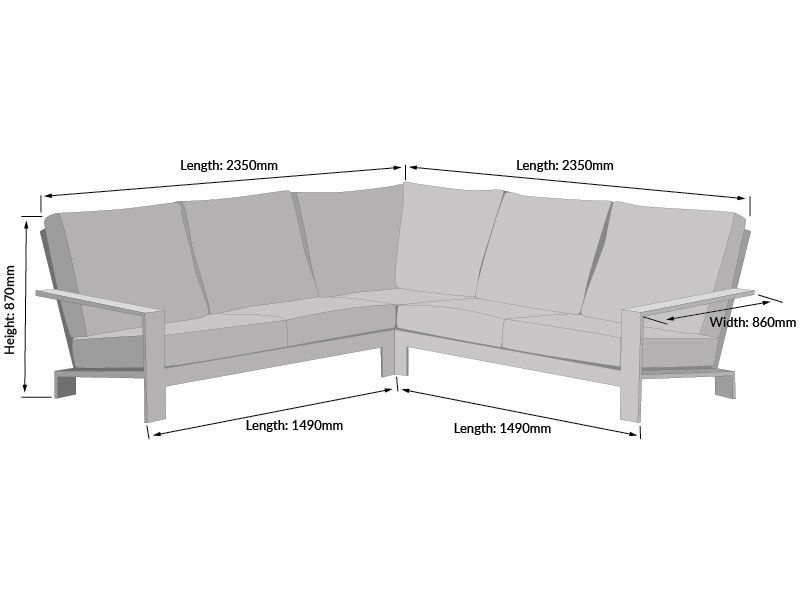Madrid Corner Sofa Set | BLACK FRIDAY MONTH