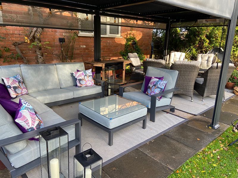 Madrid Corner Sofa Set-Garden Furniture Centre-HighRange,Outdoor Furniture,Metal Furniture,Corner Lounge Units,Metal,Metal Sets,Black Friday Month-{collection_title}