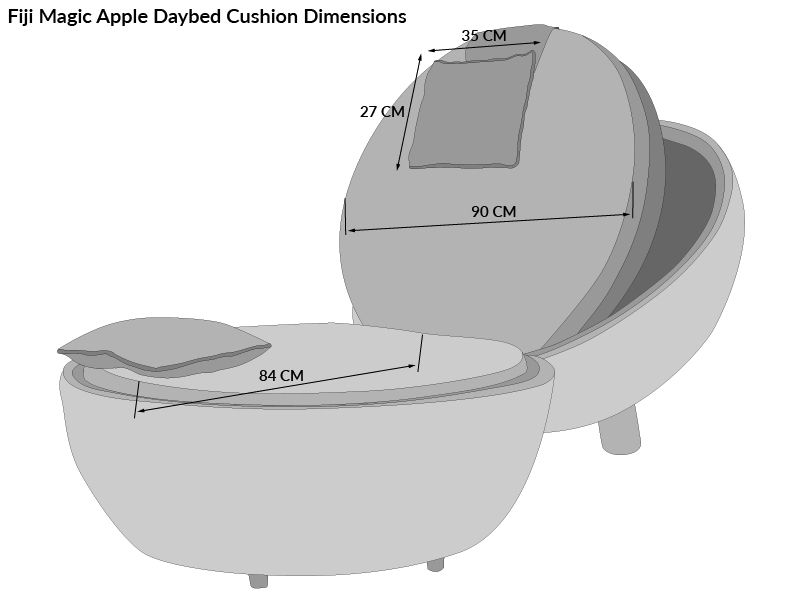 Magic Apple Replacement Cushion-Garden Furniture Centre-Replacement,Outdoor Lounging,48Hour Dispatch,LowRange,Accessories,Outdoor Cushions-{collection_title}