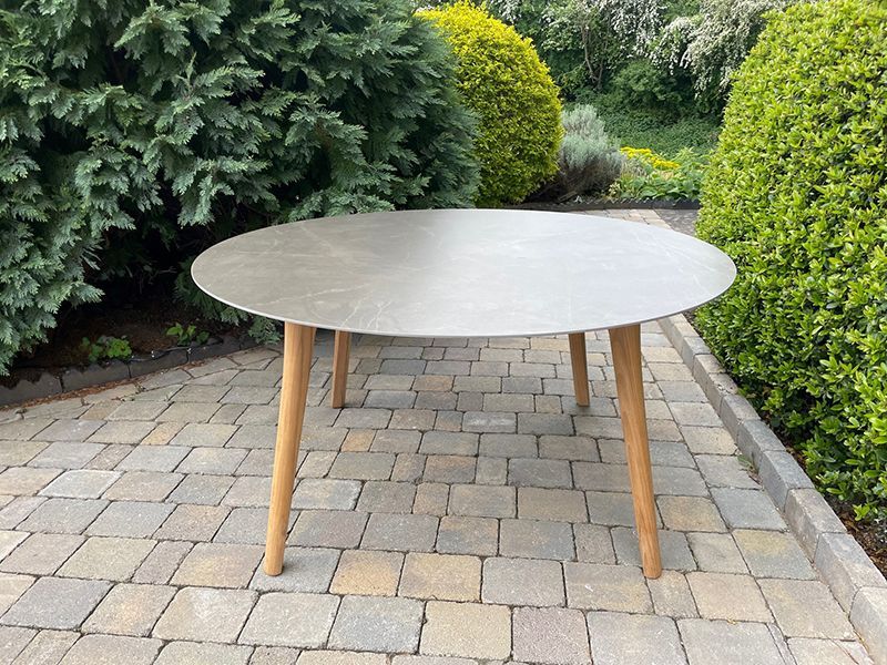 Mustique Table 1.5M Diameter | FSC® Certified-Garden Furniture Centre-HighRange,Dining Table,Outdoor Furniture,Teak Garden Furniture,Outdoor Dining,FSC®,Teak,Tables,Teak Tables-{collection_title}