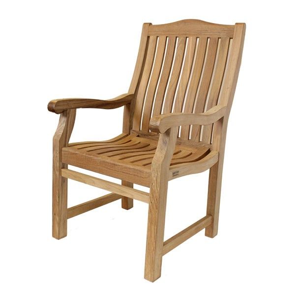 Malvern Teak Armchair | FSC® Certified -Garden Furniture Centre-Indoor Dining,MidInstock,instock,MidRange,Dining Chair,Showroom exdis,Teak,Outdoor Furniture,Teak Garden Furniture,FSC®,Outdoor Dining,Teak Chairs-{collection_title}