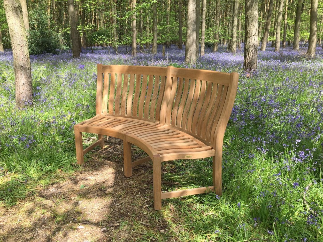 Malvern Curved Bench Set | FSC® Certified-Garden Furniture Centre-HighRange,Tables,Dining Set,Teak,Benches,Outdoor Furniture,Teak Garden Furniture,FSC®,Outdoor Dining,Curved Benches,Teak Sets,Teak Benches-{collection_title}