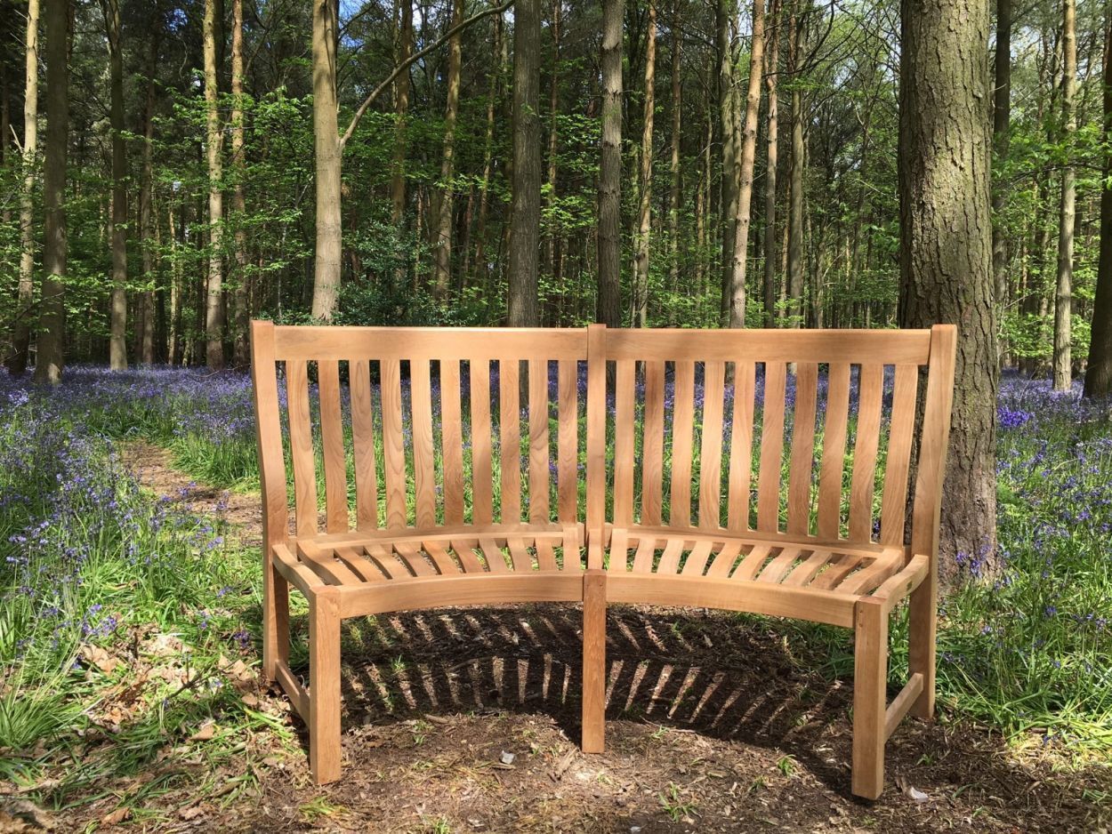 Malvern Curved Bench Set | FSC® Certified