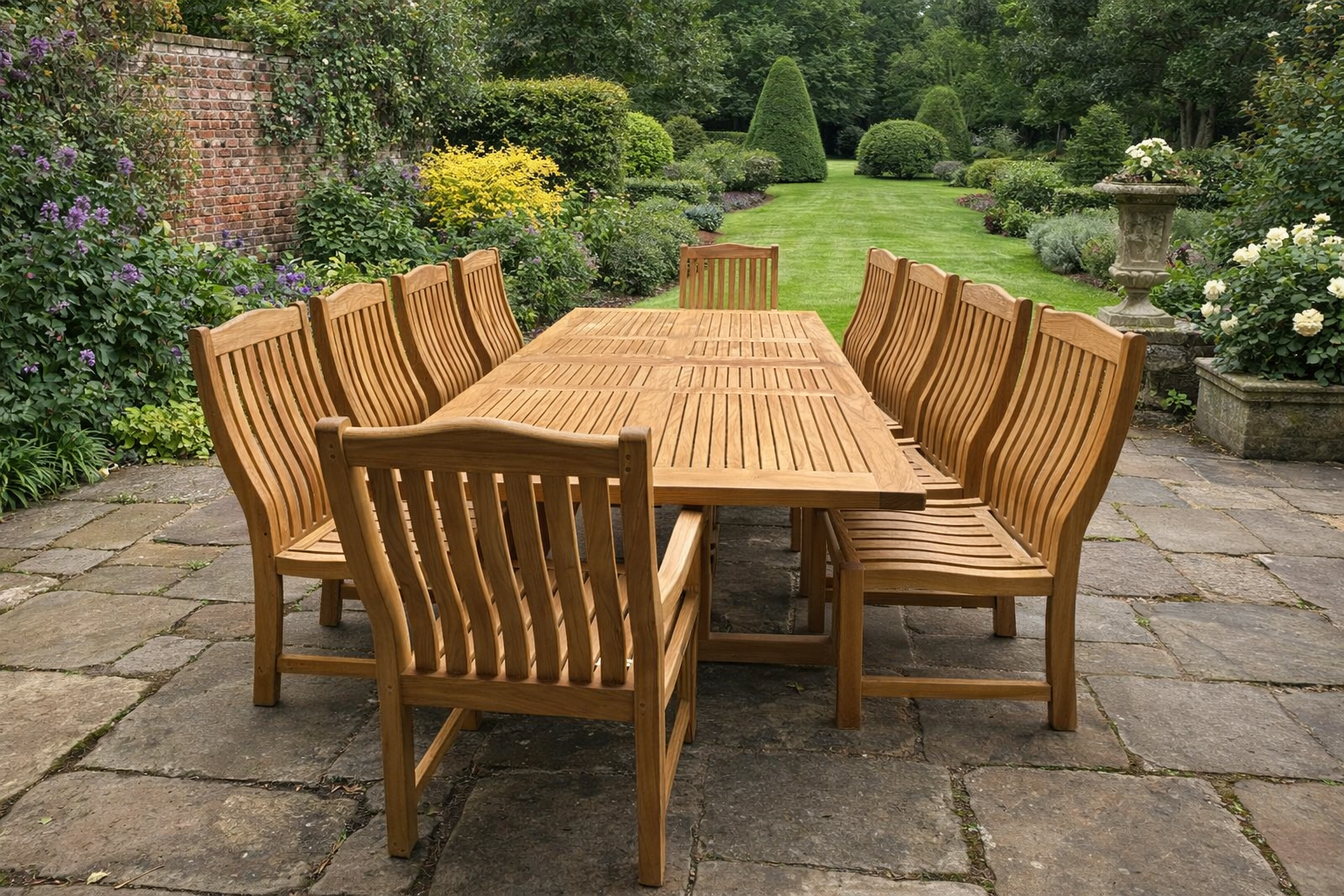 Malvern Medium Teak Dining Set | FSC® Certified 