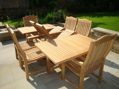 Malvern Medium Teak Dining Set | FSC® Certified 