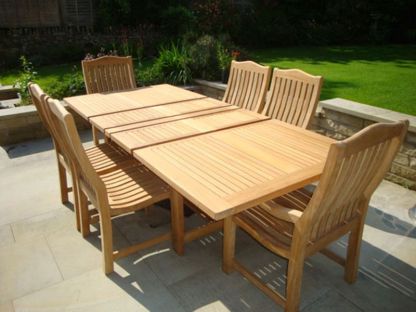 Malvern Medium Teak Dining Set | FSC® Certified 