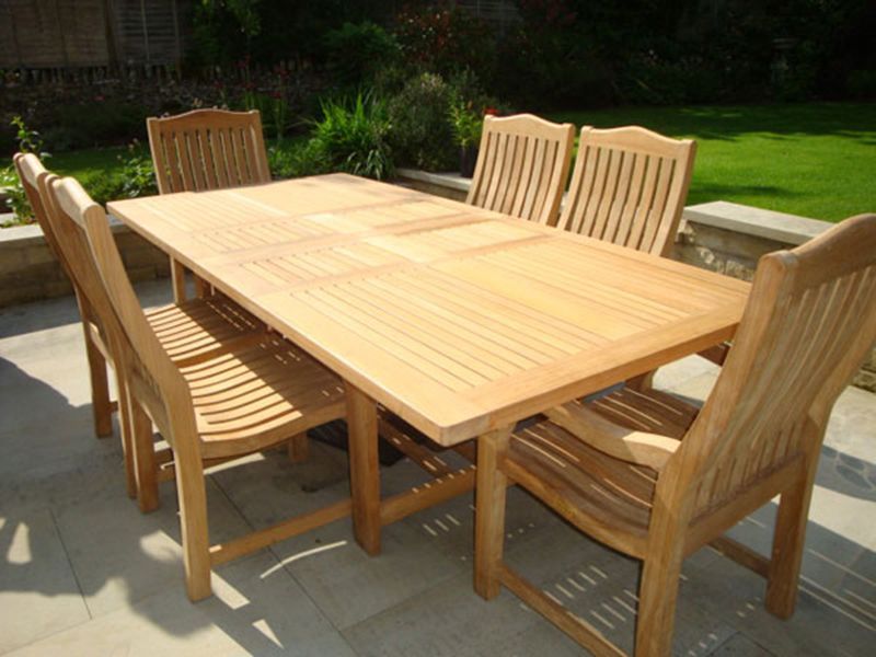Malvern Medium Teak Dining Set | FSC® Certified -Garden Furniture Centre-HighRange,Tables,Dining Set,Teak,Outdoor Furniture,Teak Garden Furniture,FSC®,Outdoor Dining-{collection_title}