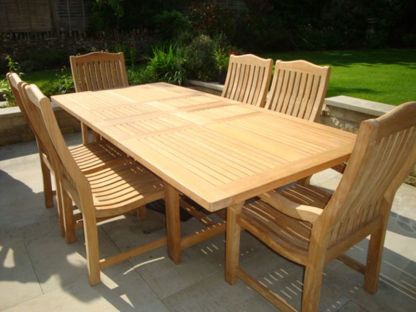 Malvern Medium Teak Dining Set | FSC® Certified 