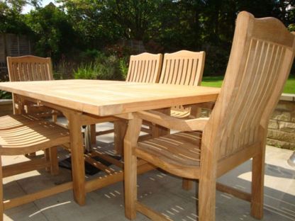 Malvern Medium Teak Dining Set | FSC® Certified 
