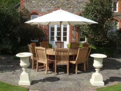 Malvern Teak 10 Chair Dining Set | FSC® Certified 