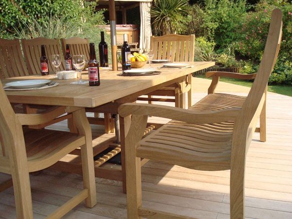 Malvern Teak Dining Set 6 | FSC® Certified-Garden Furniture Centre-HighRange,Tables,Dining Set,Teak,FSC®,Outdoor Dining-{collection_title}