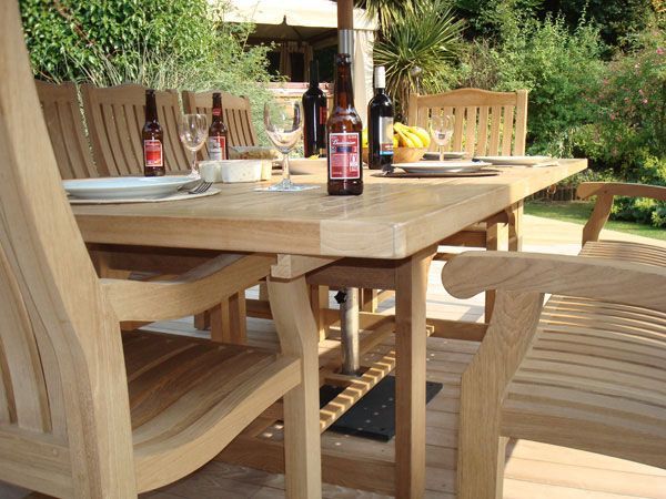 Malvern Teak Dining Set 6 | FSC® Certified-Garden Furniture Centre-HighRange,Tables,Dining Set,Teak,FSC®,Outdoor Dining-{collection_title}
