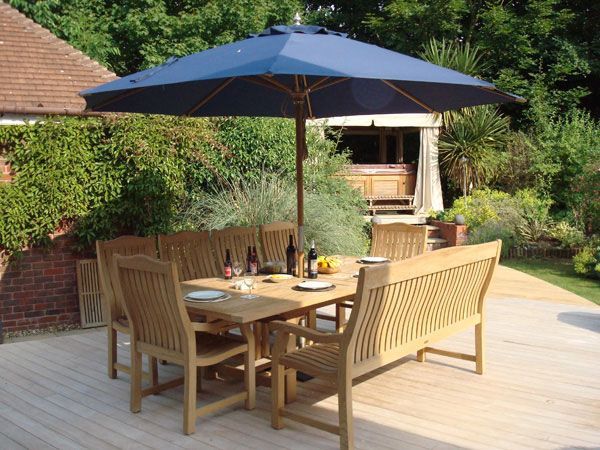 Malvern Teak Dining Set 6 | FSC® Certified-Garden Furniture Centre-HighRange,Tables,Dining Set,Teak,FSC®,Outdoor Dining-{collection_title}