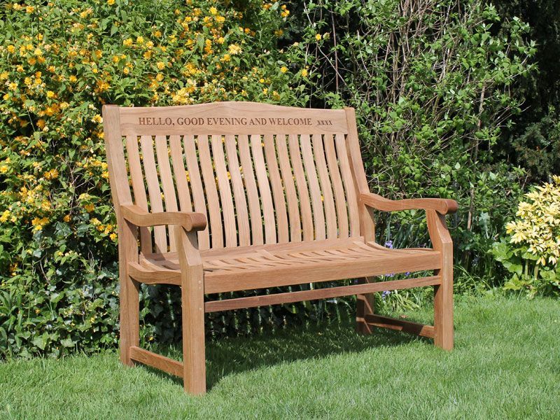 Malvern Teak Bench 120cm | FSC® Certified-Garden Furniture Centre-MidInstock,instock,MidRange,Active,park benches,Teak,Benches,Outdoor Furniture,FSC®,Teak Benches Benches,Memorial Benches,Teak Benches-{collection_title}