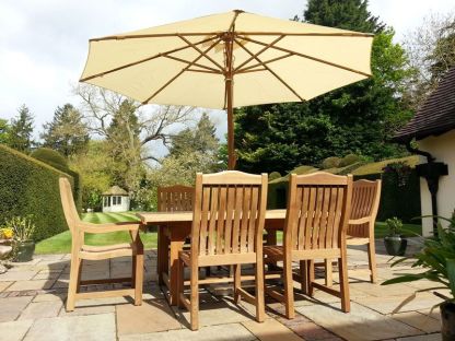 Malvern Medium Teak Dining Set | FSC® Certified 