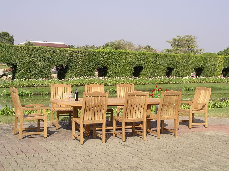 Malvern 8 Chair Dining Set | FSC® Certified 