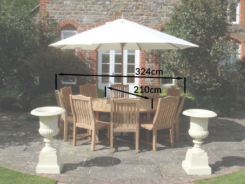 Malvern Teak 10 Chair Dining Set | FSC® Certified 