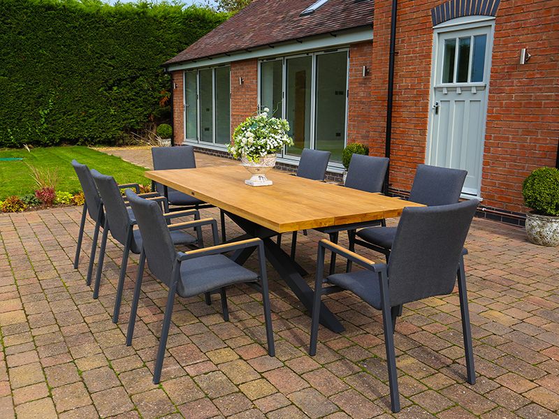 Mandalay 8 Chair Dining Set