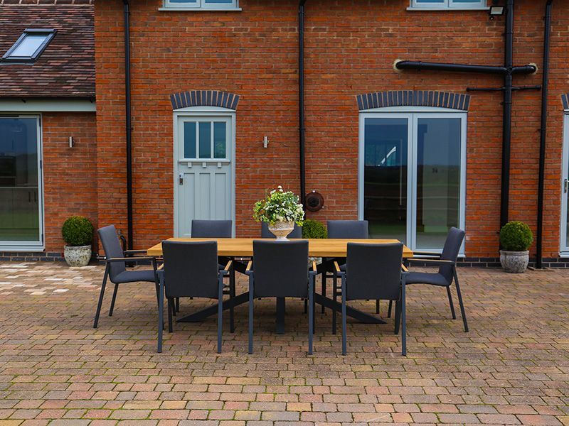Mandalay 8 Chair Dining Set