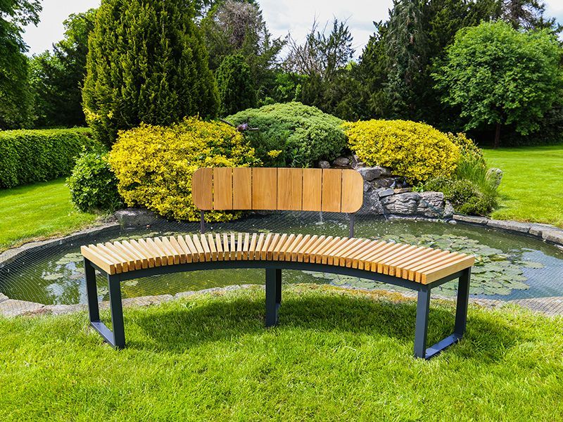 Optional Mandalay Backrest - Fits Curved Backless Bench Only 