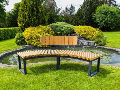 Optional Mandalay Backrest - Fits Curved Backless Bench Only 