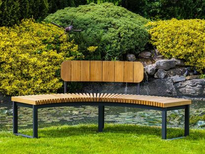 Optional Mandalay Backrest - Fits Curved Backless Bench Only 