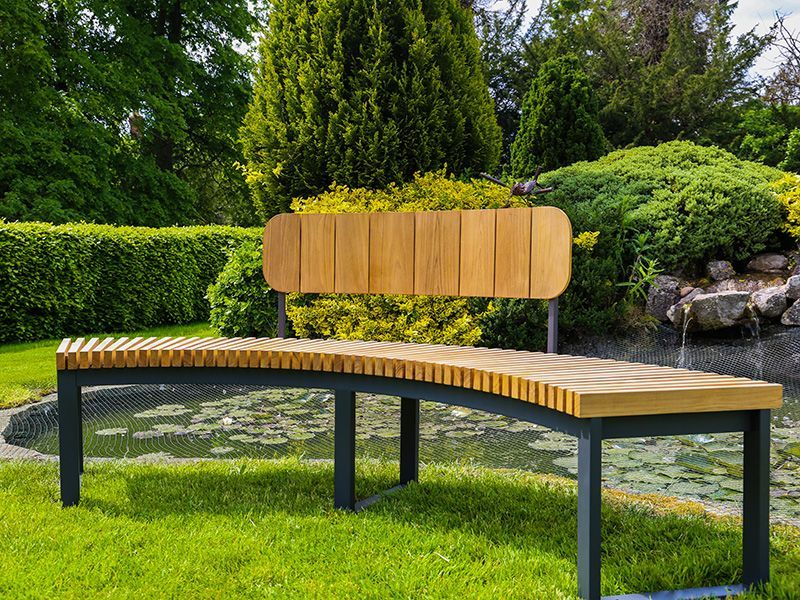 Mandalay Curved Backless Bench | FSC® Certified | Goodwood Ex-Display-Garden Furniture Centre-Ex-Display,Backless,Benches,FSC®,Teak Benches Benches,Trade Show ExDis,Sale-{collection_title}