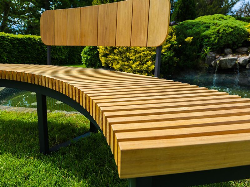 Mandalay Curved Backless Bench | FSC® Certified | Goodwood Ex-Display-Garden Furniture Centre-Ex-Display,Backless,Benches,FSC®,Teak Benches Benches,Trade Show ExDis,Sale-{collection_title}