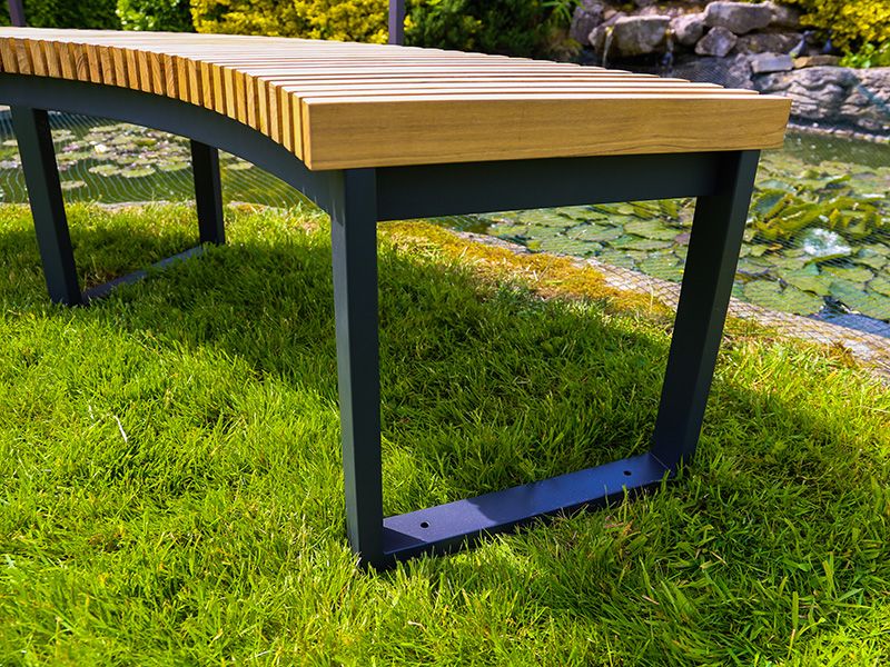 Optional Mandalay Backrest - Fits Curved Backless Bench Only 