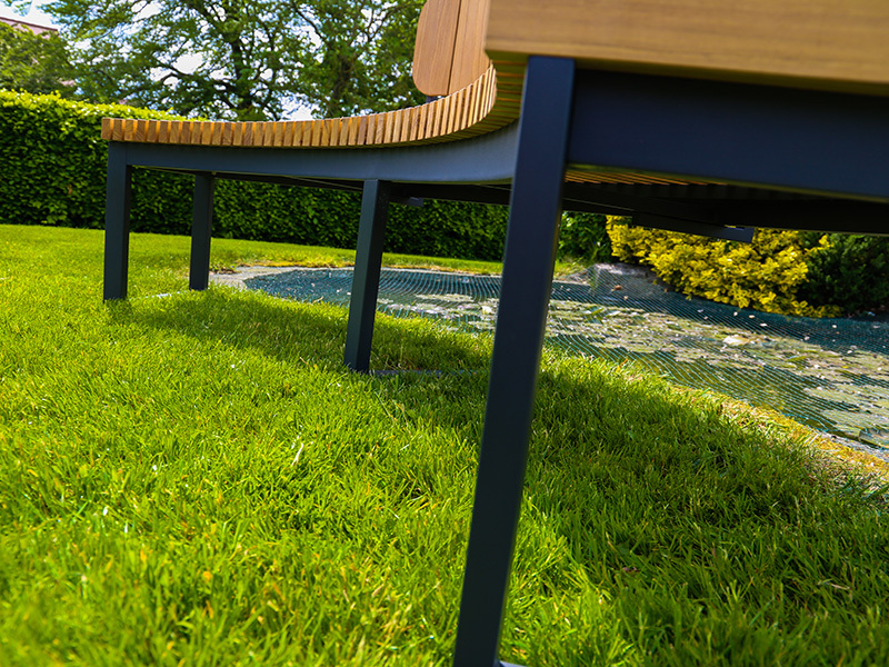 Mandalay Curved Bench Set | FSC® Certified Teak