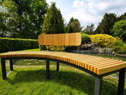 Optional Mandalay Backrest - Fits Curved Backless Bench Only 