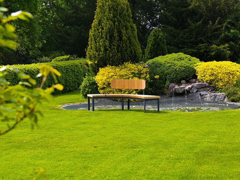 Optional Mandalay Backrest - Fits Curved Backless Bench Only 
