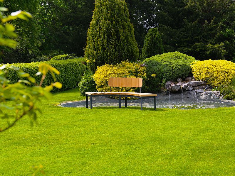 Optional Mandalay Backrest - Fits Curved Backless Bench Only 