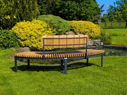 Optional Mandalay Backrest - Fits Curved Backless Bench Only 