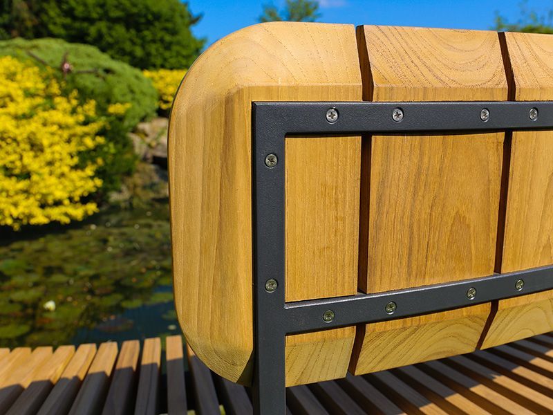 Outer Backrest | Mandalay Curved Bench-Garden Furniture Centre-LowRange,Benches,Teak Benches Benches,Curved Benches,Backless-{collection_title}