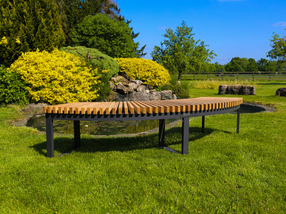 Mandalay Curved Bench Set | FSC® Certified Teak