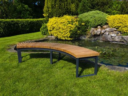 Mandalay Curved Backless Bench | FSC® Certified | Pre-Order
