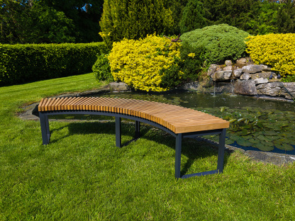 Mandalay Curved Bench Set | FSC® Certified Teak