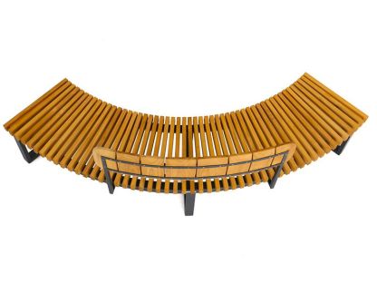 Mandalay Curved Backless Bench | FSC® Certified | Pre-Order